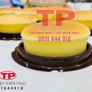 Hộp F71 đựng bánh gato fan - Hộp F71 đựng bánh gato vừa khuôn D04 - Hộp F71 đựng bánh flan chesse
