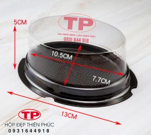 Hộp F71 đựng bánh gato fan - Hộp F71 đựng bánh gato vừa khuôn D04 - Hộp F71 đựng bánh flan chesse  