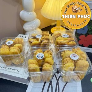 Hộp H167 đựng mousse - Hộp H167 đựng bánh su kem - Hộp H167 đựng bánh bông lan trứng muối - Hộp h167 đựng bánh ngọt - Hộp H167