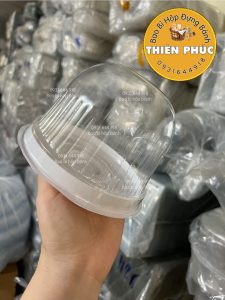 Hộp h24 mô - hộp h24 bầu - hộp h24 vòm - hộp h24 bầu đựng bánh kem 12cm - hộp h24 bầu đựng bánh bông lan trứng muối 12cm