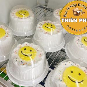 Hộp h24 mô - hộp h24 bầu - hộp h24 vòm - hộp h24 bầu đựng bánh kem 12cm - hộp h24 bầu đựng bánh bông lan trứng muối 12cm