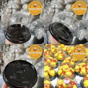 Hộp h24 mô - hộp h24 bầu - hộp h24 vòm - hộp h24 bầu đựng bánh kem 12cm - hộp h24 bầu đựng bánh bông lan trứng muối 12cm