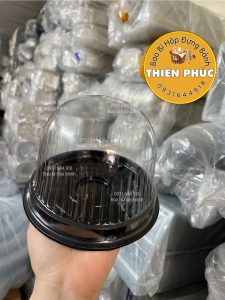Hộp h24 mô - hộp h24 bầu - hộp h24 vòm - hộp h24 bầu đựng bánh kem 12cm - hộp h24 bầu đựng bánh bông lan trứng muối 12cm
