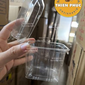 Hộp H167 đựng mousse - Hộp H167 đựng bánh su kem - Hộp H167 đựng bánh bông lan trứng muối - Hộp h167 đựng bánh ngọt - Hộp H167