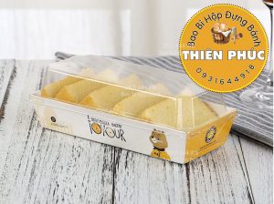 Hộp giấy chữ nhật E1985 in họa tiết gấu vàng - Hộp giấy 1985 in hoa tiết gấu vàng - hộp giấy chữ nhật
