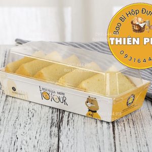 Hộp giấy chữ nhật E1985 in họa tiết gấu vàng - Hộp giấy 1985 in hoa tiết gấu vàng - hộp giấy chữ nhật