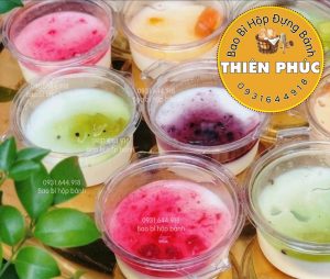 Hủ sốt 2oz nắp liền - Hủ pana cotta 60ml - Hủ nắp liền đựng panna cotta
