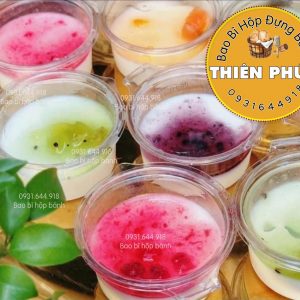 Hủ sốt 2oz nắp liền - Hủ pana cotta 60ml - Hủ nắp liền đựng panna cotta