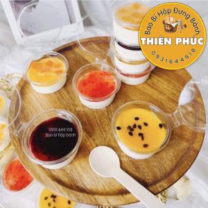 Hủ sốt 2oz nắp liền - Hủ pana cotta 60ml - Hủ nắp liền đựng panna cotta