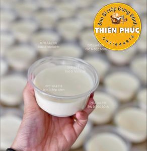 Ly đựng tàu hủ singapore 180ml - Ly đựng pudding - Ly đổ rau câu 180ml - Ly 891 chịu nhiệt