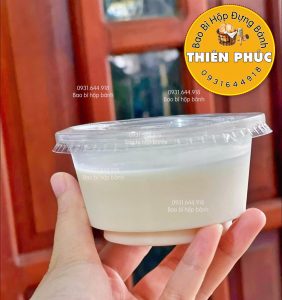 Ly đựng tàu hủ singapore 180ml - Ly đựng pudding - Ly đổ rau câu 180ml - Ly 891 chịu nhiệt