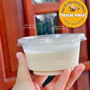 Ly đựng tàu hủ singapore 180ml - Ly đựng pudding - Ly đổ rau câu 180ml - Ly 891 chịu nhiệt