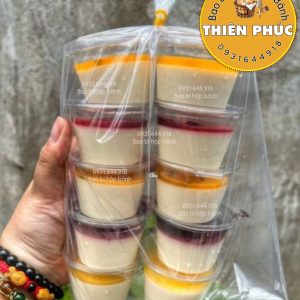 Hủ panna cotta 100ml - Hủ sốt nắp liền 4oz - Hủ topping nắp liền - hủ đựng panna cotta 100ml