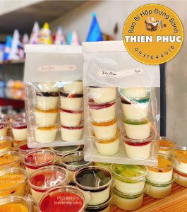 Hủ panna cotta 100ml - Hủ sốt nắp liền 4oz - Hủ topping nắp liền - hủ đựng panna cotta 100ml