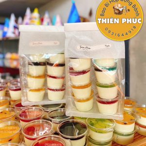 Hủ panna cotta 100ml - Hủ sốt nắp liền 4oz - Hủ topping nắp liền - hủ đựng panna cotta 100ml