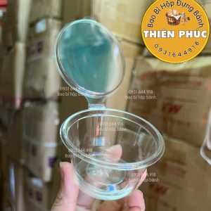 Hủ panna cotta 100ml - Hủ sốt nắp liền 4oz - Hủ topping nắp liền - hủ đựng panna cotta 100ml