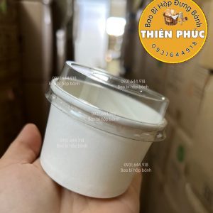 Ly tàu hủ singapore 120ml - Ly giấy đựng tàu hủ singapore 120ml - Ly giấy đựng topping chân trâu - Ly giấy 120ml đựng sữa chua phô mai đà lạt - Ly đựng sữa chua - hộp Thiên Phúc