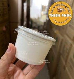 Ly tàu hủ singapore 120ml - Ly giấy đựng tàu hủ singapore 120ml - Ly giấy đựng topping chân trâu - Ly giấy 120ml đựng sữa chua phô mai đà lạt - Ly đựng sữa chua - hộp Thiên Phúc