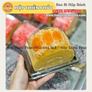 Hộp B30 đựng bánh bông lan cuộn lát lớn - Hộp B30 đựng lát bông lan cuộn lớn - Hộp B30 đựng lát bánh lớn - Hộp b30 đựng bánh ngọt