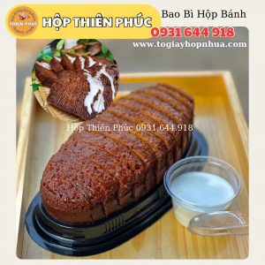 Hộp F70 hàng nhập đựng bánh mì phô mai tan chảy - Hộp F70 đựng bánh bò thốt nốt - Hộp F70 đựng bánh mì chà bông