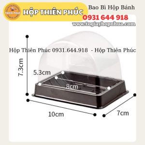 Hộp a93 đựng bánh bông lan cuộn lát - hộp a93 đựng lát bánh bông lan nhỏ - hộp a93 đựng lát bánh - hộp a93 đựng bánh rondo