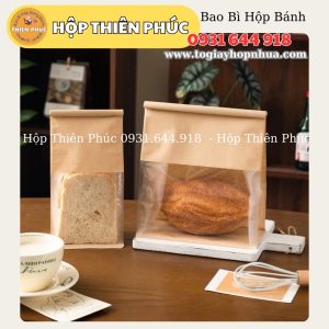 Túi giấy kraft đựng bánh sanwich - Túi giấy đựng bánh su kem - Túi giấy đựng bánh sừng trâu - Túi giấy đựng bánh ngọt - Túi giấy đựng bánh croisant - Túi giấy đựng bánh mì hoa cúc