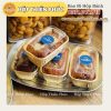 Cup giấy chữ nhật nướng bánh muffin kèm nắp - Cup chữ nhật nâu kèm nắp đựng mousse - tiramisu - hộp giấy chữ nhật nướng bánh chuối - cup giấy muffin chữ nhật nướng bánh