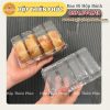 hộp Pet đựng 4 cái bánh pía - hộp 4 bánh lột da - hộp 4 bánh pía - hộp đựng bánh pía 4 cai - hộp pet đựng bánh pía